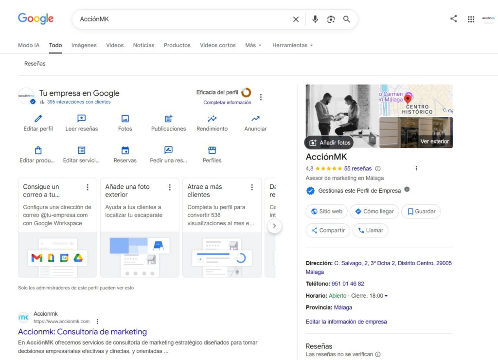 Paso 2: Accede al Panel de Métricas de tu Perfi
